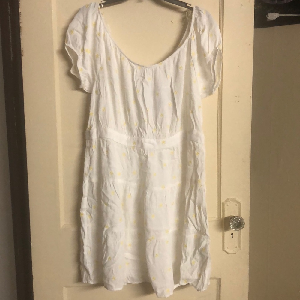 Off Shoulder White Dress